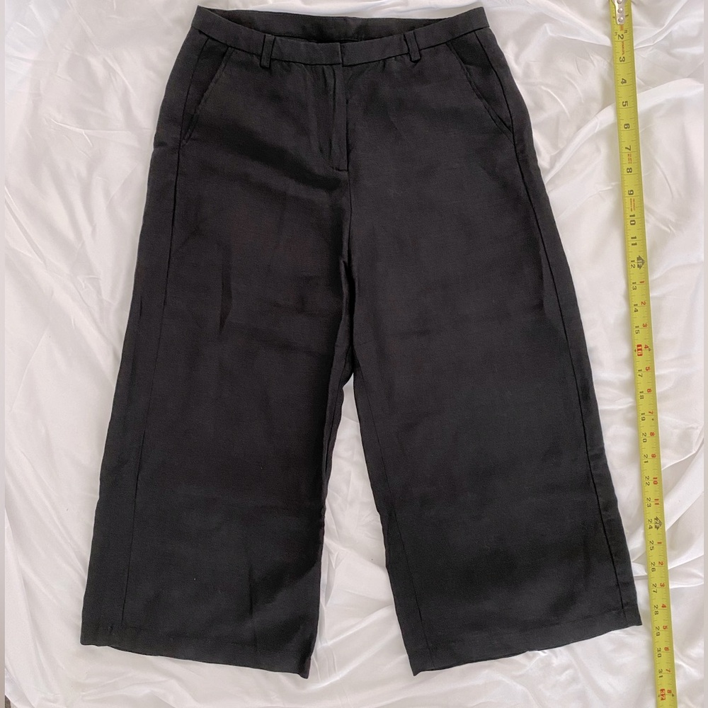 +Sanpowa linen blend culottes